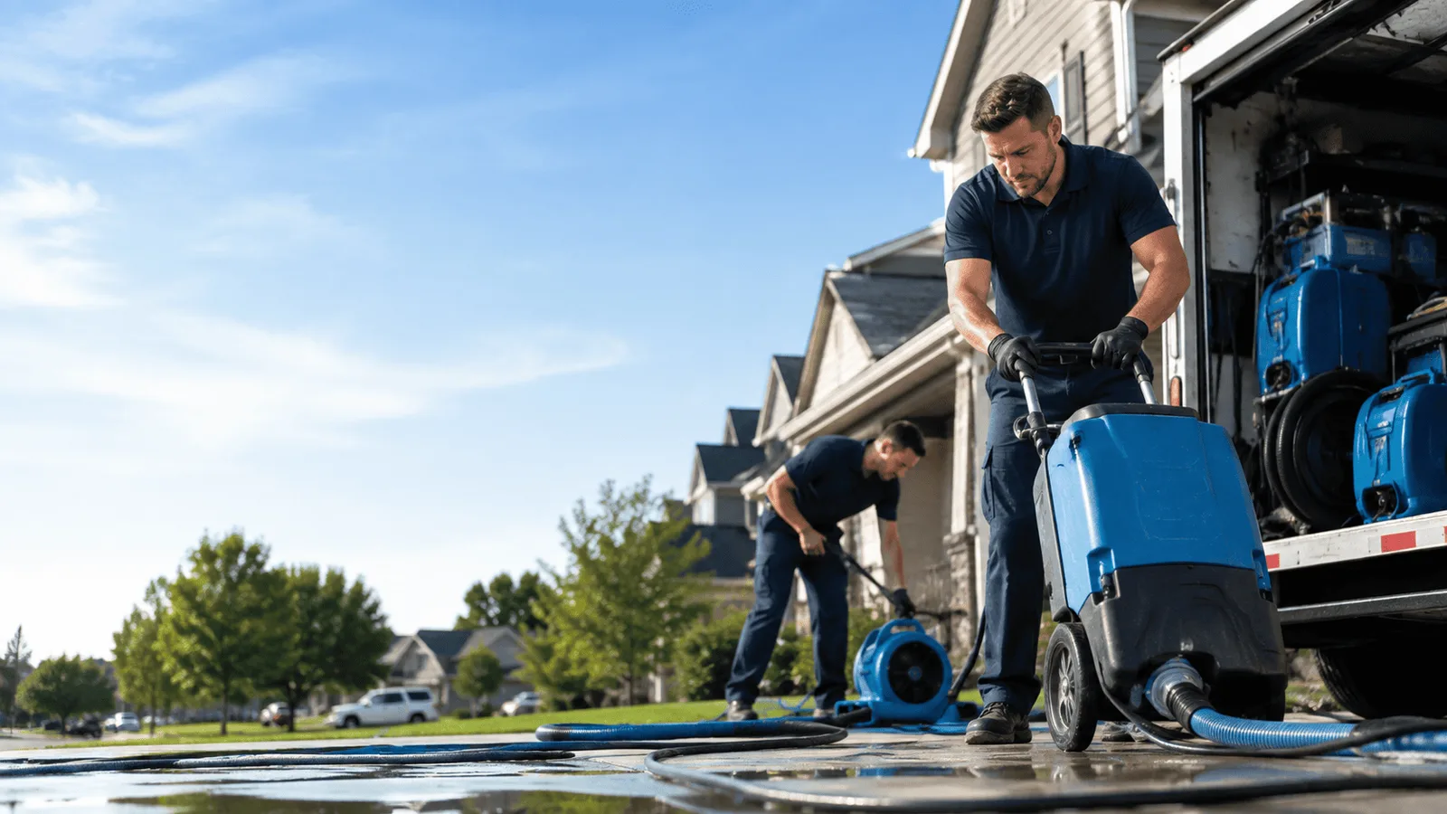 Dehumidification being performed in Paintsville, KY